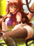 CG插画二次元可爱性感美女图片