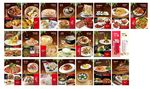 菜品灯箱展示