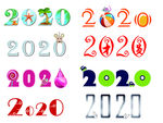 2020艺术字