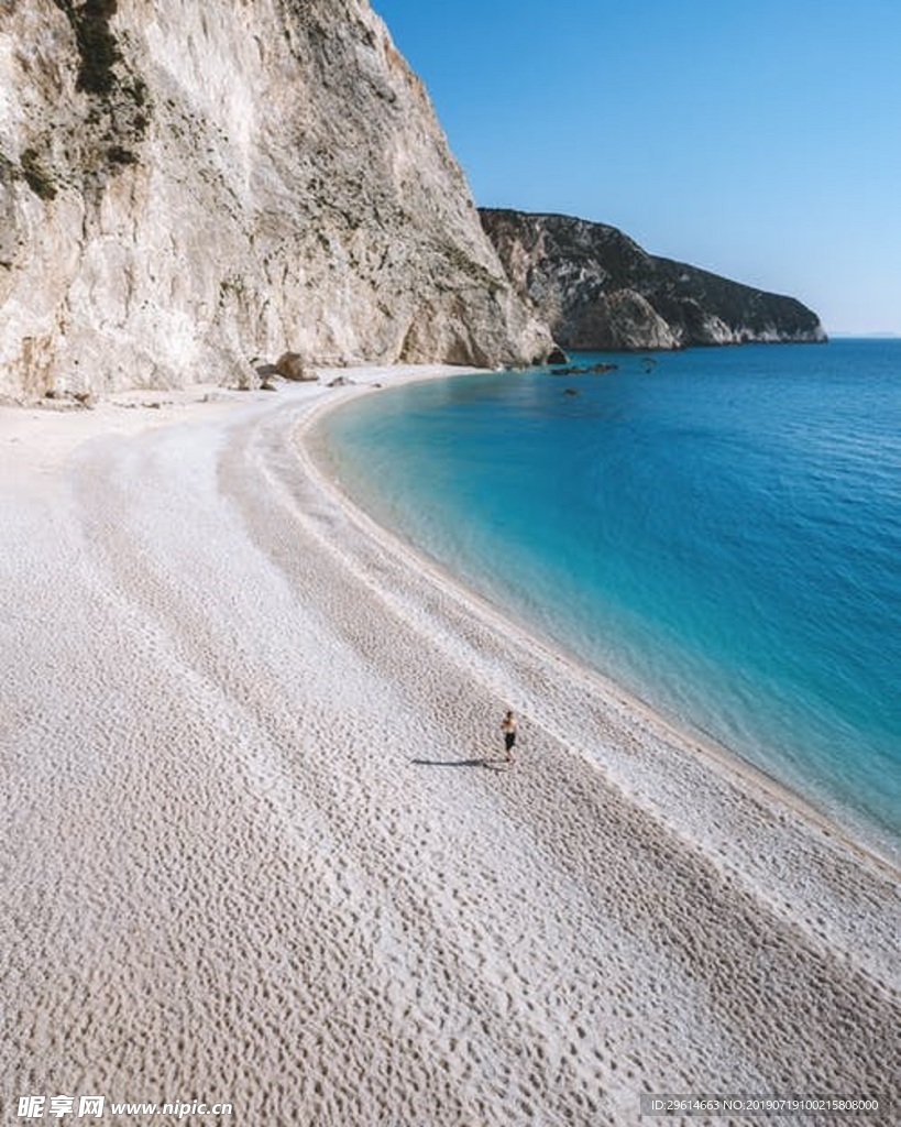 海边晨练