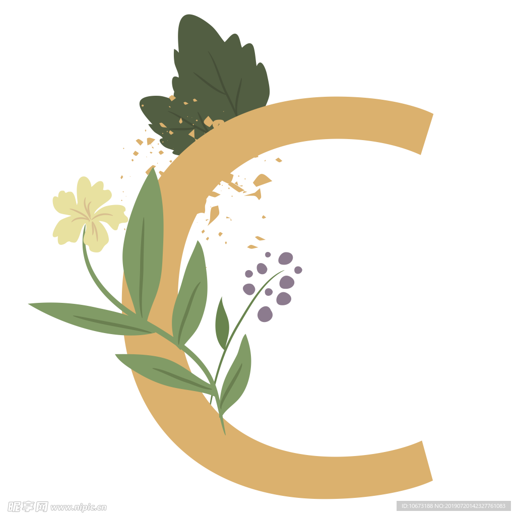 卡通字母