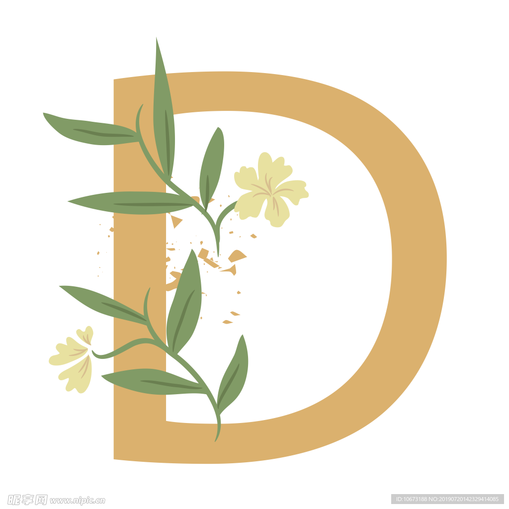卡通字母