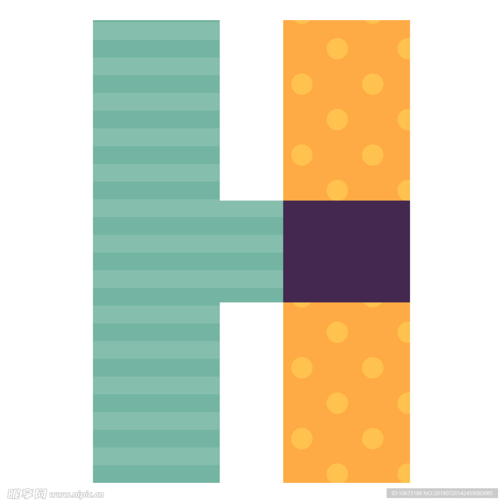 卡通字母