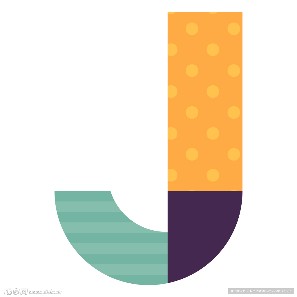 卡通字母