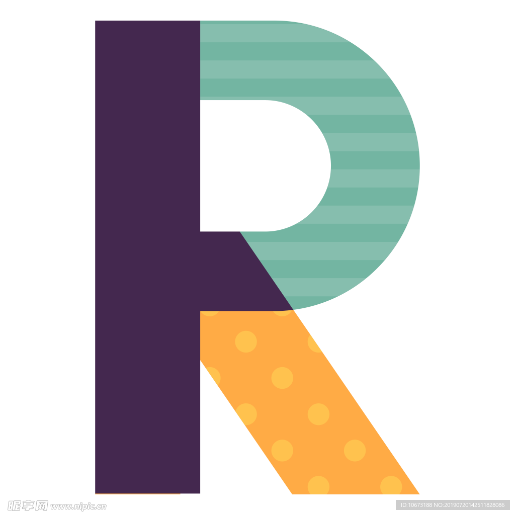 卡通字母