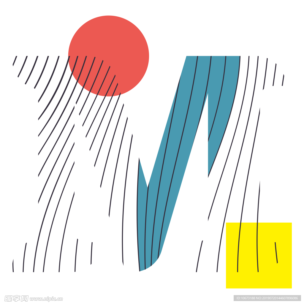 卡通字母