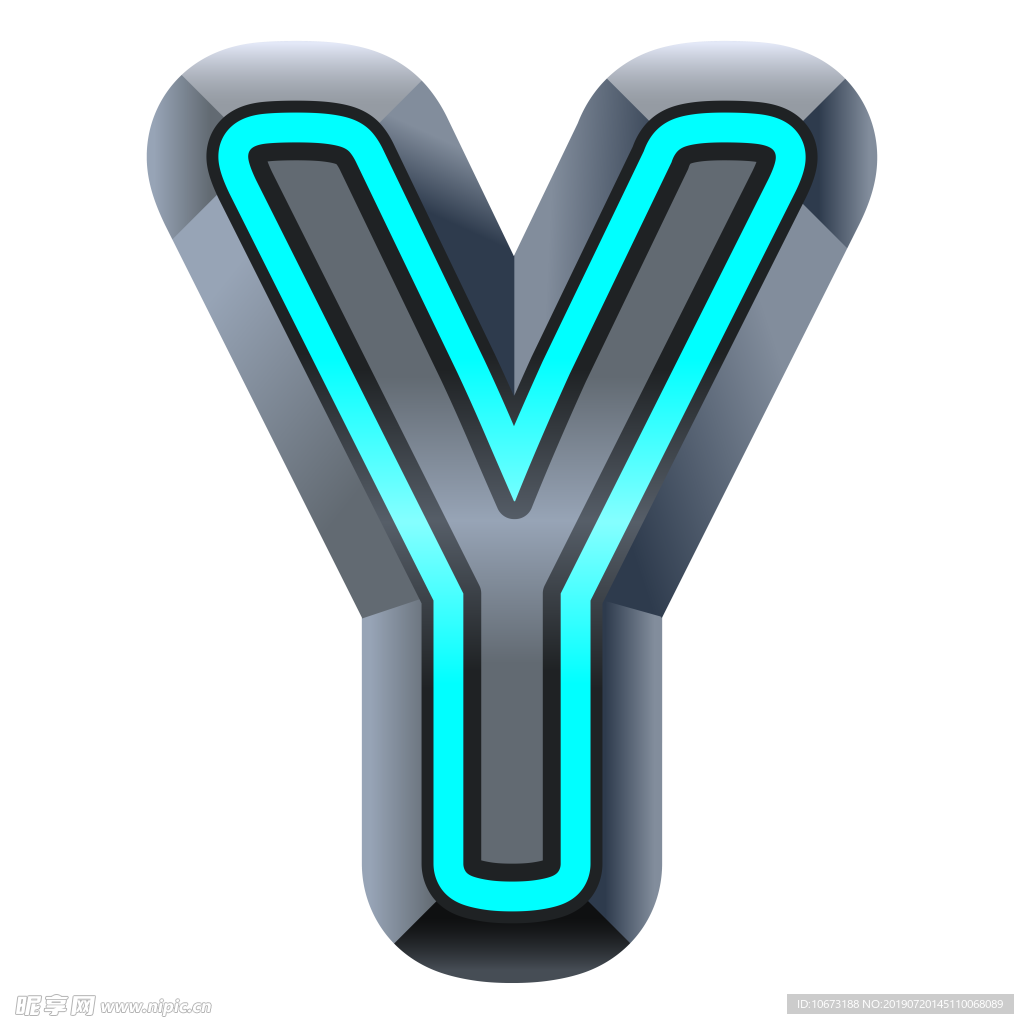 卡通字母
