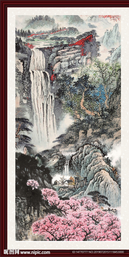 鸿运当头国画