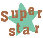 卡通字体super star
