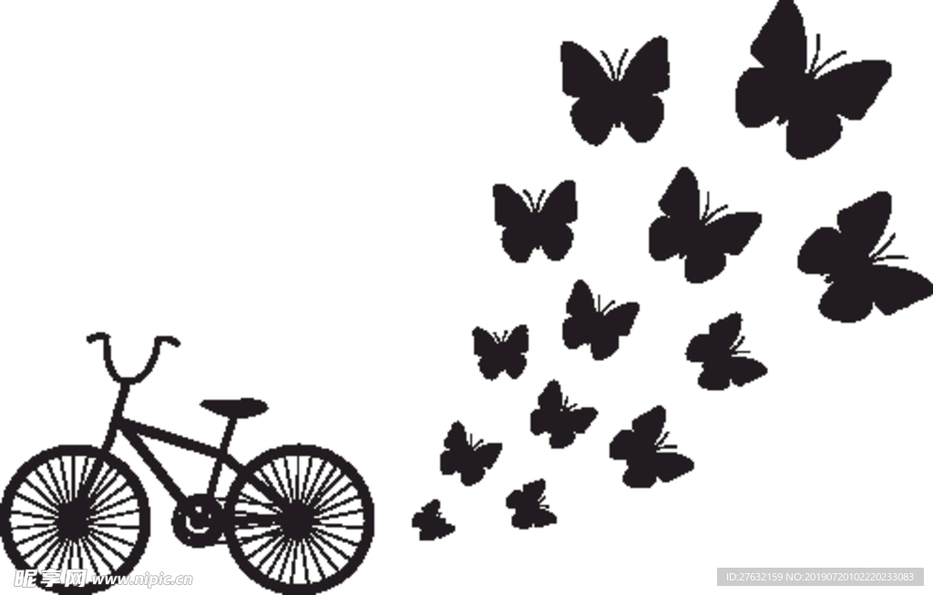 单车与蝴蝶