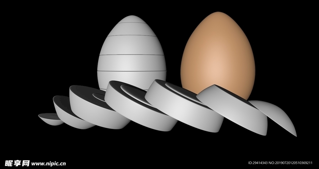 鸡蛋模型