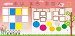 幼儿园照片宣传栏