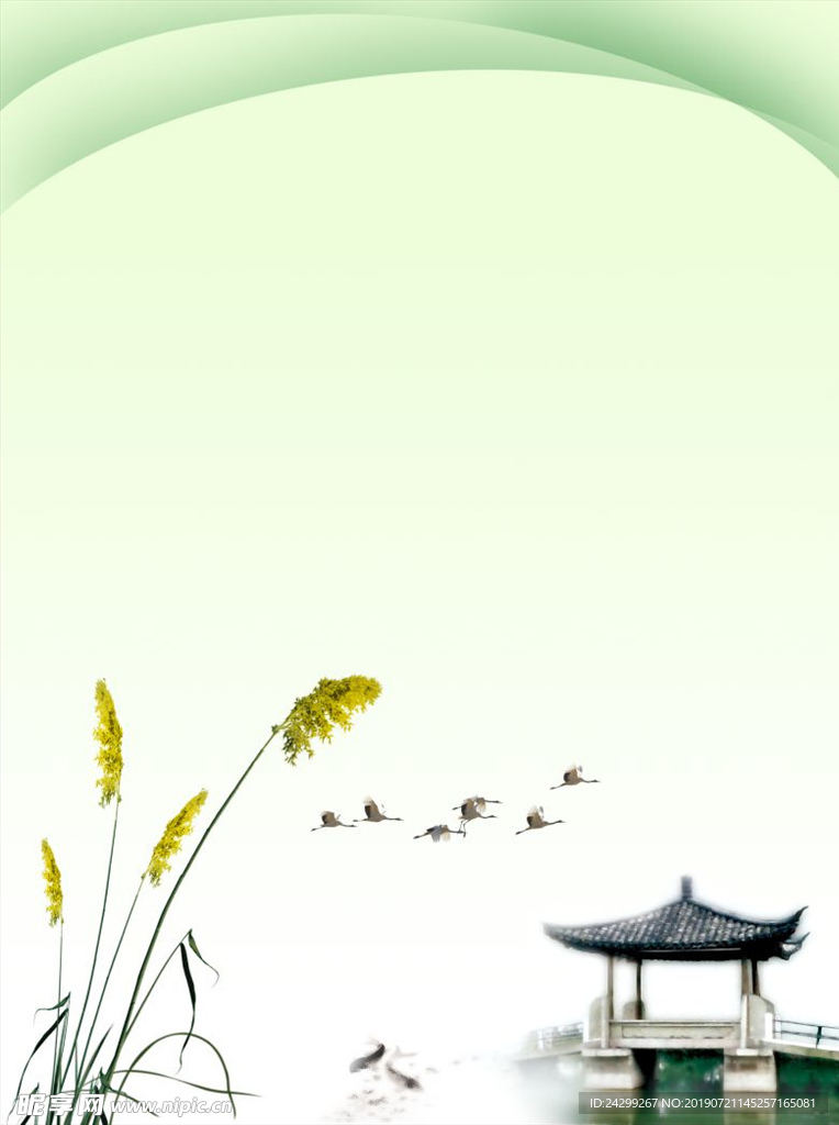 CDR设计素材 绿色背景