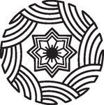 时尚花纹 矢量花纹 花瓣星纹