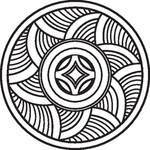 时尚花纹 矢量花纹 花瓣星纹