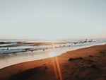 海面夕阳