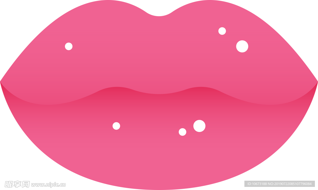 卡通嘴唇