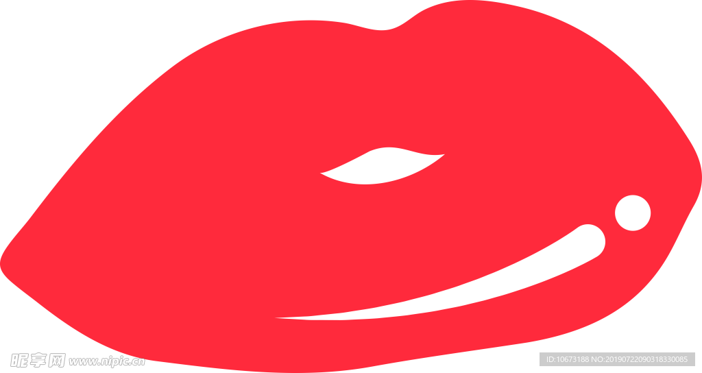 卡通嘴唇
