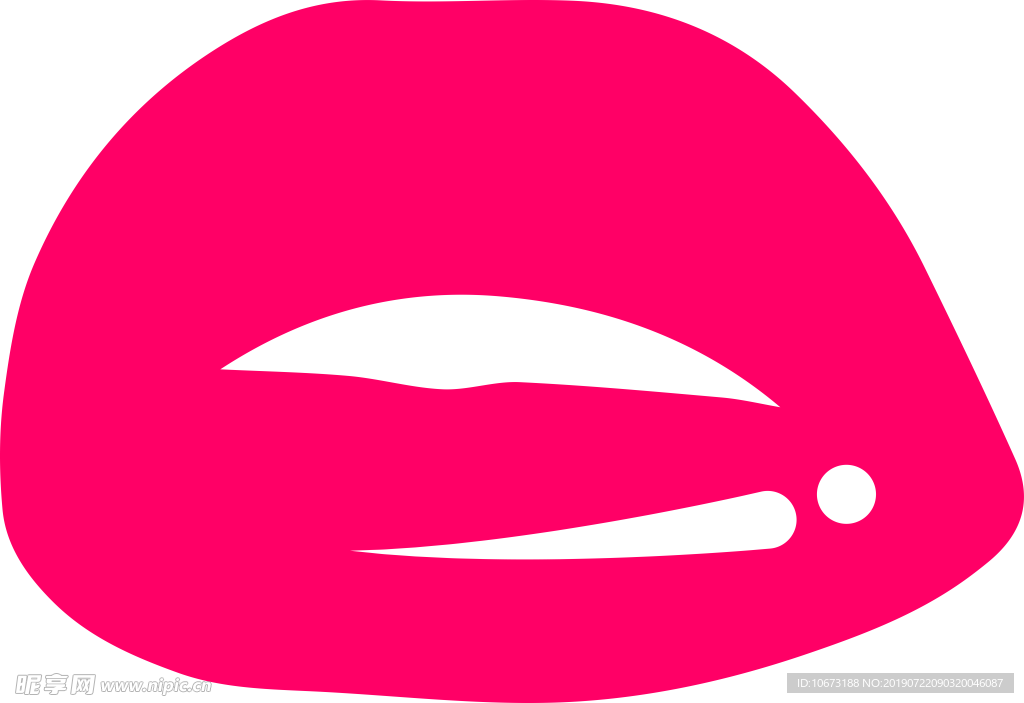 卡通嘴唇