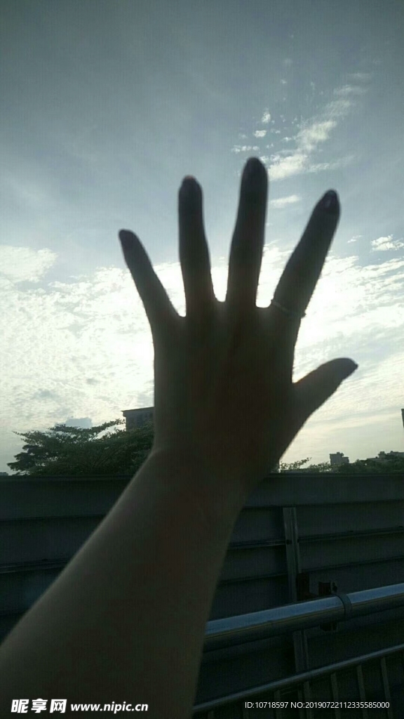 手