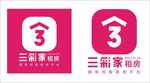 三彩家logo