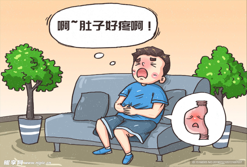 胃痛漫画