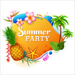 夏天聚会海报