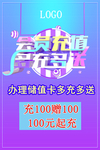 会员充值海报