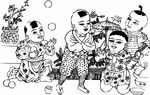 白描人物