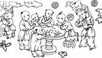 白描人物