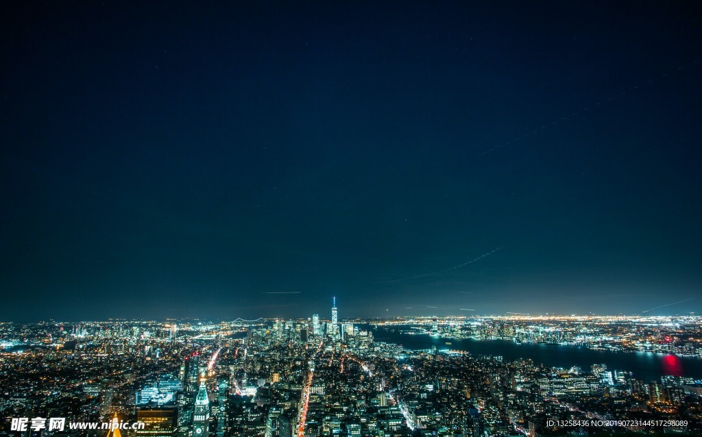 城市夜景灯光