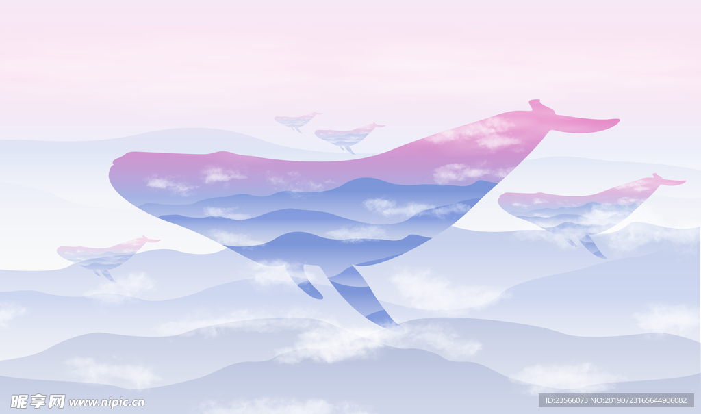 中国风禅意山水背景