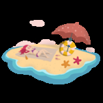 夏日沙滩