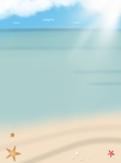 夏日沙滩背景