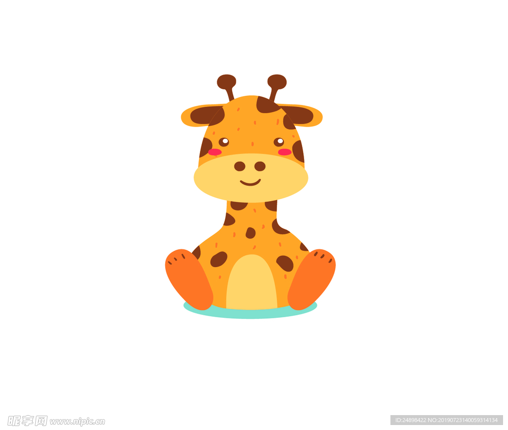 卡通小鹿