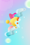 渐变海报