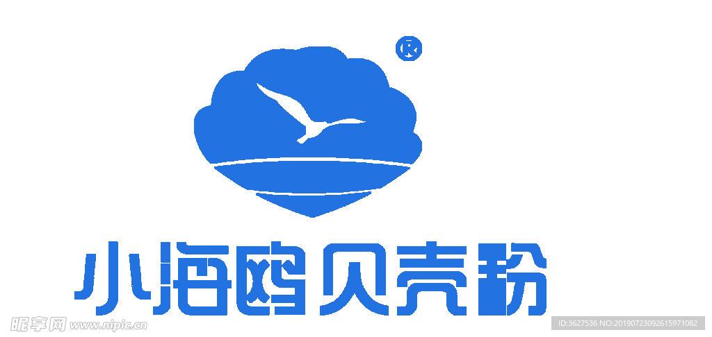 小海鸥贝壳粉logo