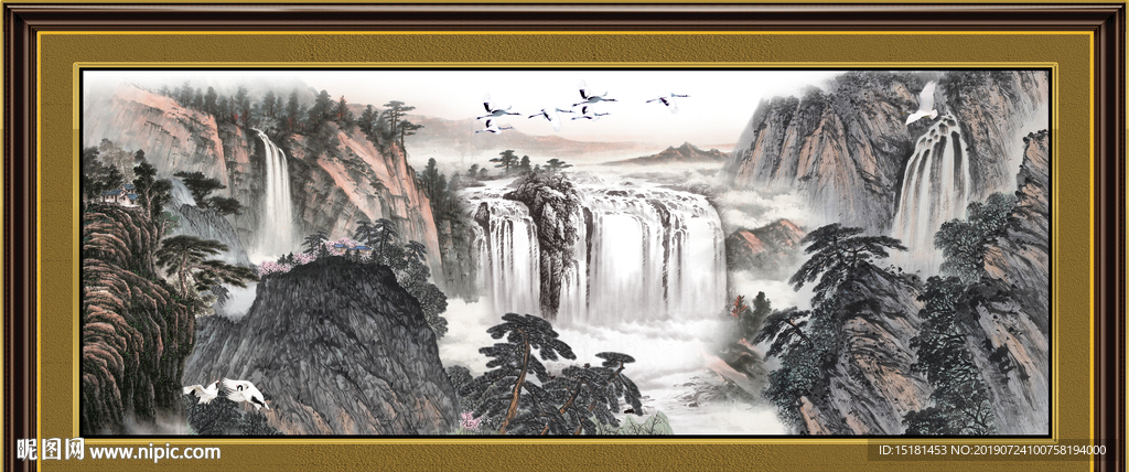 山水风景图