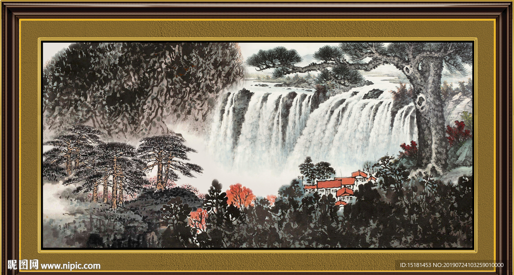 巨幅山水