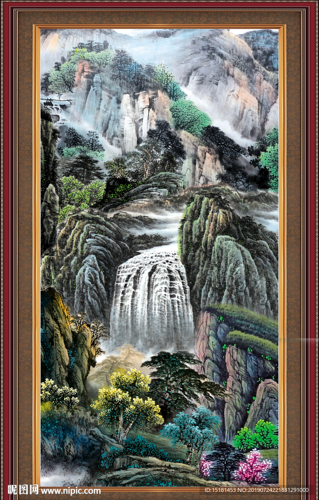 巨幅山水画