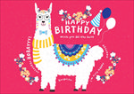 卡通动物生日