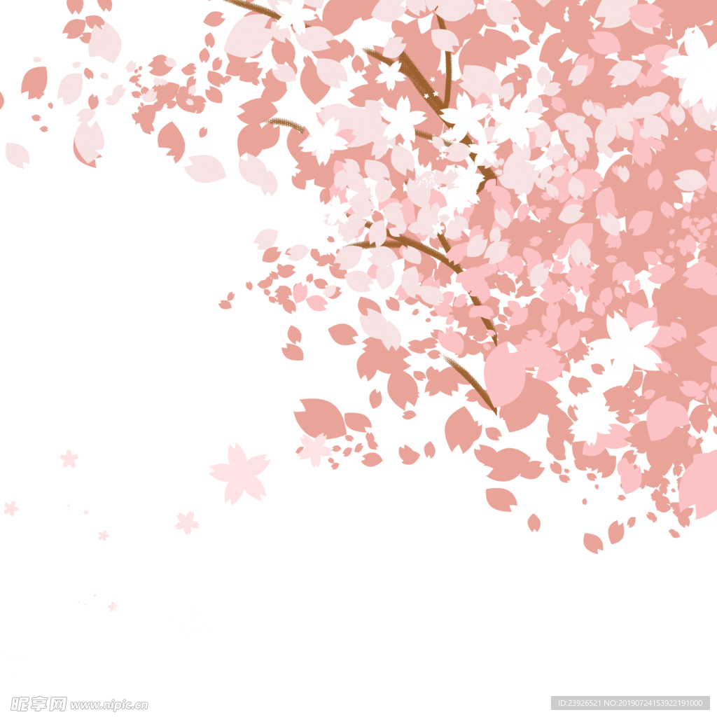 背景花