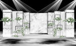 大理 石纹主题婚礼拍照背景修改