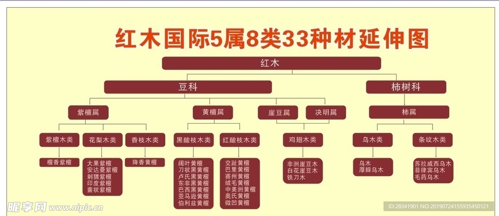 红木分类图