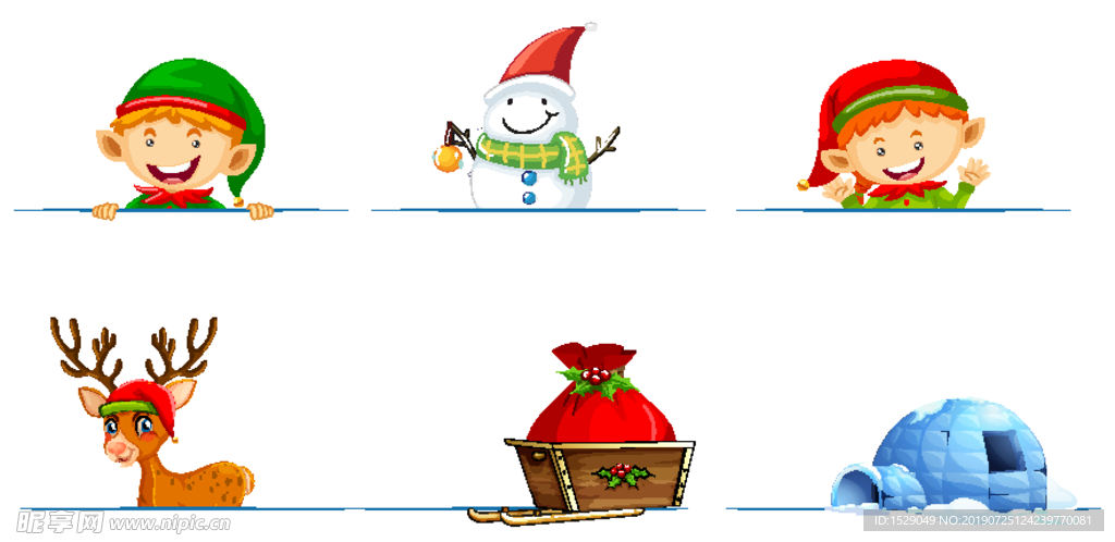卡通圣诞节