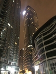 晚间自然建筑风景背景画面