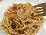 虾仁意面