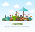 春色鲜花满园