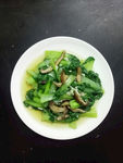 香菇炒油菜