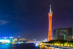 广州塔城市夜景风光